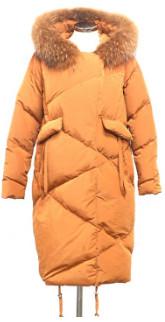 Customized Women's Heavy Down Jacket , Basic Windproof Down Coat With Hood