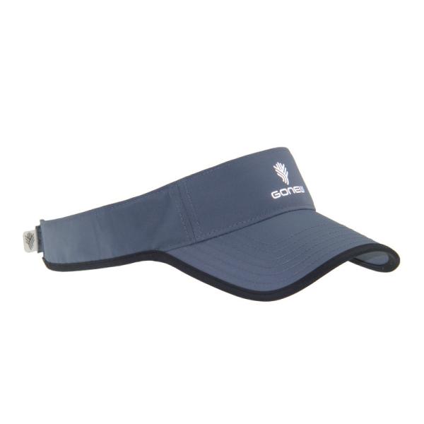 Polyester Tennis Sun Visor Cap Running Sun Visors  With Velcro Back Closure