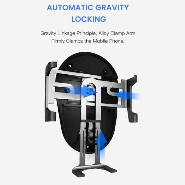 7.5W Qi Wireless Car Charger Air Vent Gravity Scale 145g