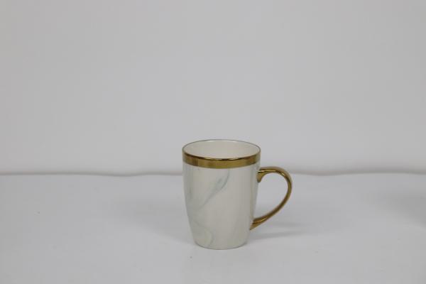 Customized Design 350cc Coffee Mug Porcelain Mug Ceramic Drinkware Mug for Europe Market