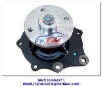 H07d 16100-2971car Power Steering Pump , Hino H07d Diesel Engine Parts Water Pump