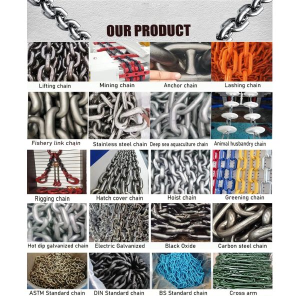 Plastic Coated Warning Chain with Injection Structure and Customizable Size for Roadway Safety