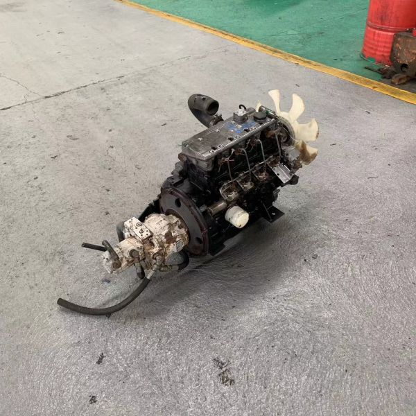 Factory Price 4LE1 4LE2 Second-hand Engines Parts 4 Cylinder Isu Zu Excavator Steel Used diesel Engine