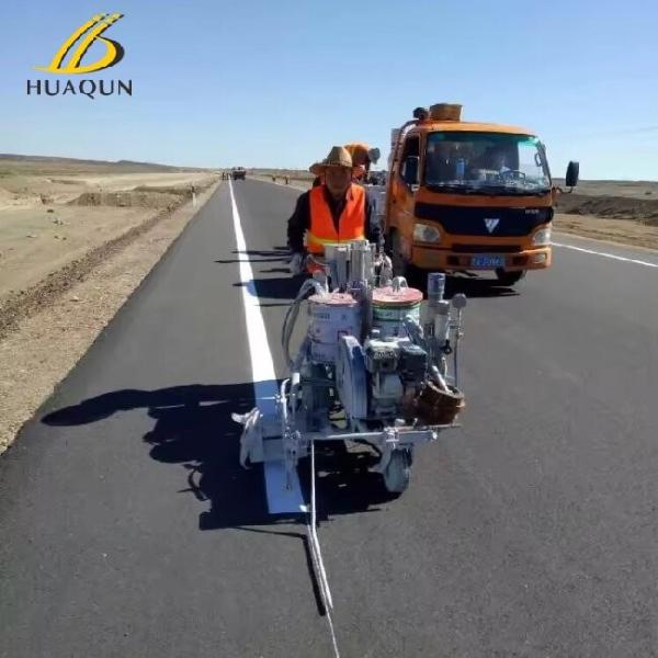 Two Component Cold Road Marking Paint Blue Green Red  Yellow Road Marking Spray Paint