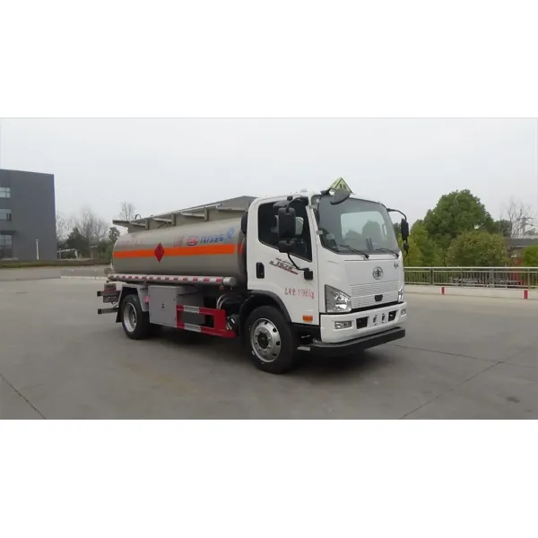 FAW 5m3 Diesel Fuel Tanker Truck Oil Bowser Fuel Tank Truck for Sale