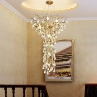 Le style européen G9 a adapté des lumières aux besoins du client de lampe pendante pour l'escalier rotatoire