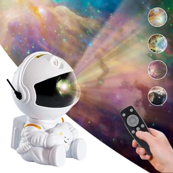 Plastic Round Shade Smart Home LED Night Ceiling Light Remote Control Cloud Sky Aurora Starry Star Galaxy Projector for