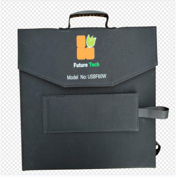 FT60 складная солнечная панель 60w зарядное одеяло водонепроницаемое IP65 с черным