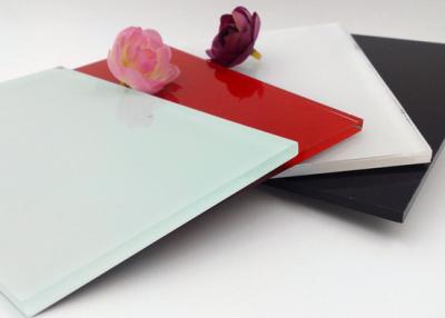 Multi Function Decorative Lacquered Glass , Replacement Mirror Glass For Wardrobe Door