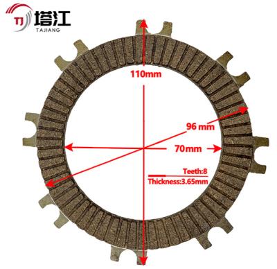 Universal Black Bolt On Motorcycle Clutch Kits 130mm Diameter