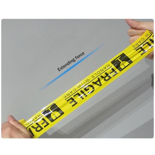 Custom Brown BOPP Printed Carton Sealing Packing Tape Super Clear OPP Box with Fragile Acrylic Adhesive Logo Packaging Tape