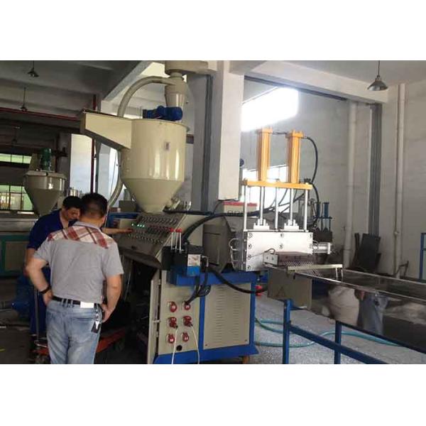 100kg/h PP PE Film Granulator Soft Material Recycling Machine