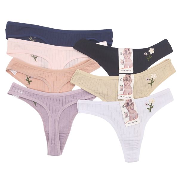 Girls Thongs Cotton Ready to Ship Women Thongs Mixed Sizes Small Size Wholesale for Girl's Thongs