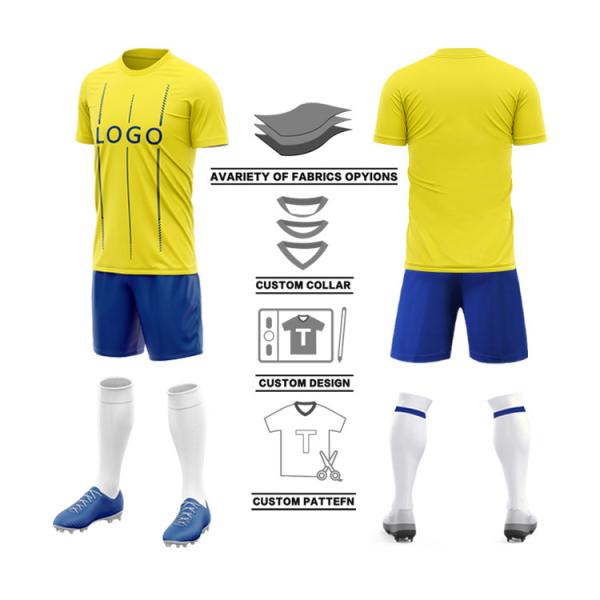 Customs Clothes Thailand Quality Soccer Jersey Quick Dry Sportswear Manufacturers