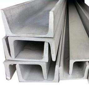 canal de aço inoxidável em forma de u JIS No.1 2B 201 de 6mm C 304 AISI laminados a alta temperatura