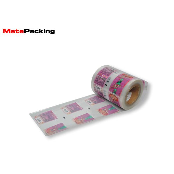 Moisture Proof Plastic Food Wrap Film , Food Packing Bopp Lamination Film Gravure Printing