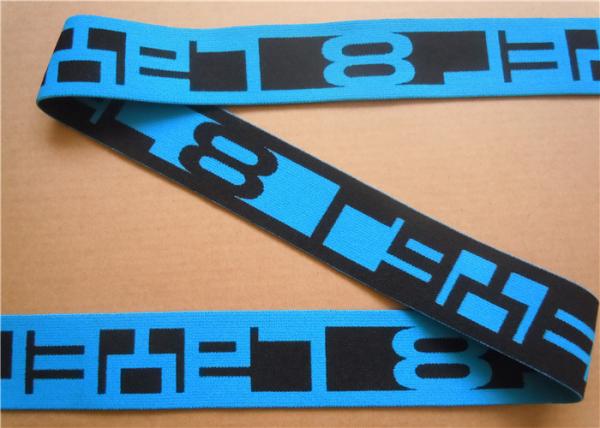 Customized underwear Jacquard Elastic Waistband , Polyester jacquard elastic webbing