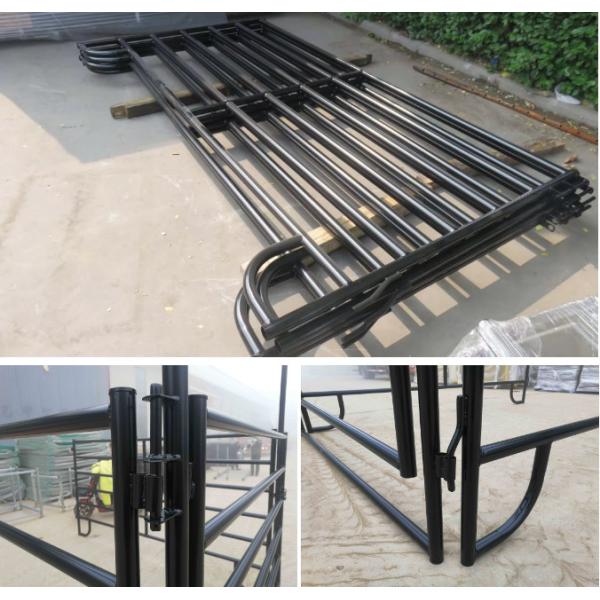 США тяжелая работа Животноводство ограждение панель анти сломанные лошади круглые ручки панели