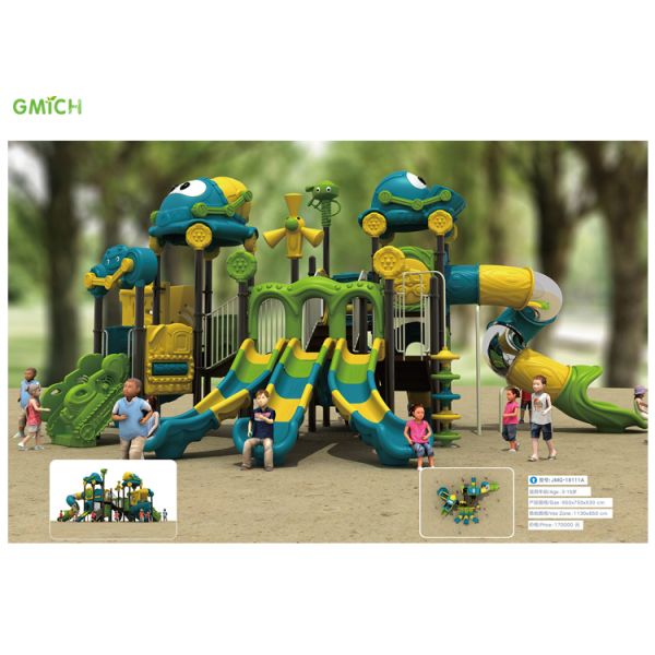 Amusement Park Playground Equipment School Kindergarten Slide Kids Outdoor Plastic Playground