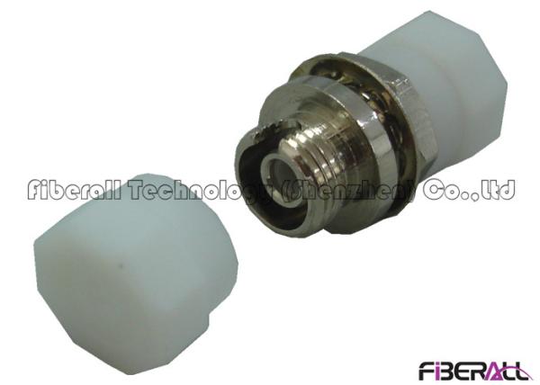 Brass Small D Type Optical Fiber Adapter With Ceramic Sleeve For FC Pigtail