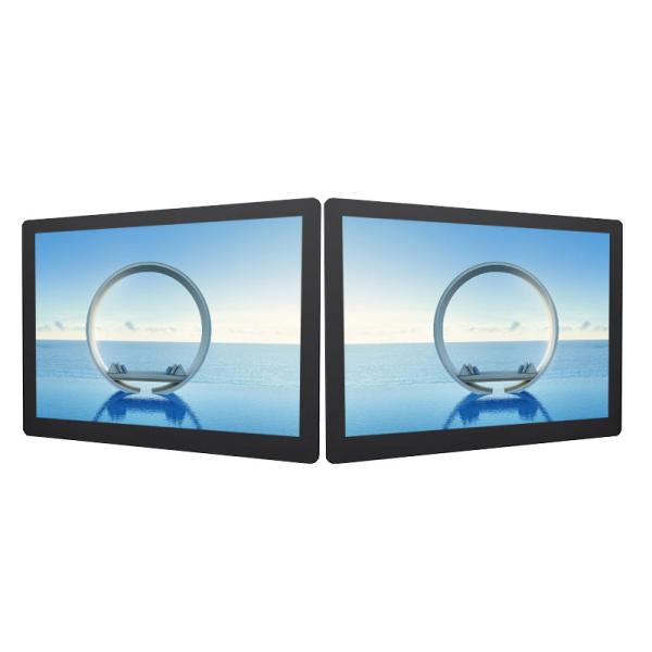 3mm Bezel 17 pulgadas de alto brillo luz solar legible IP65 impermeable Android Panel industrial PC con capacitivo IPC