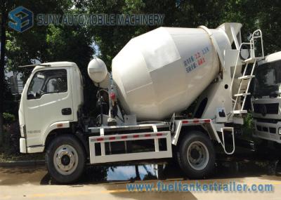 4 x 2 Mini Concrete Mixer Pump Truck Manual Control  3 Cubic Meter For ​Powerful Powertrain