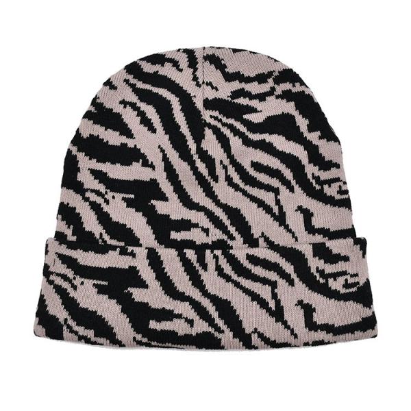 Gorro de malha de fábrica 20 anos tecido comum bordado/padrão em branco