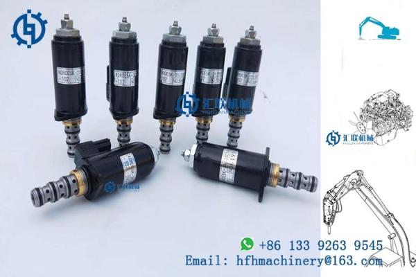 Yanmar 4TNV98 Engine Stop Solenoid Valve YM129612-77940 Excavator Components