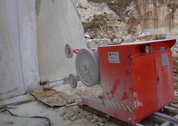 High Precision Wire Saw Machine , Stones Cutting Diamond Wire Cutting Machine