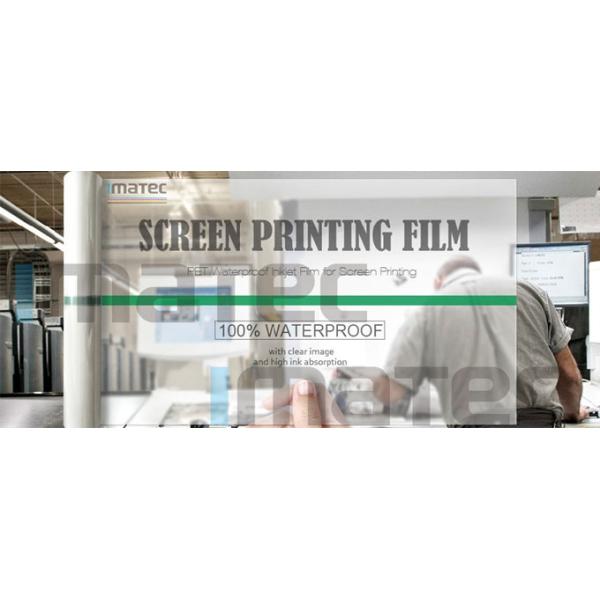 Скрин-печать Млечно-белая водонепроницаемая струйная пленка для цифровой печати