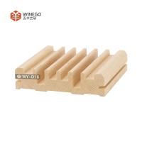 Madeira maciça QRD Painéis de difusão acústica PU Pintura Finish Cor de madeira natural