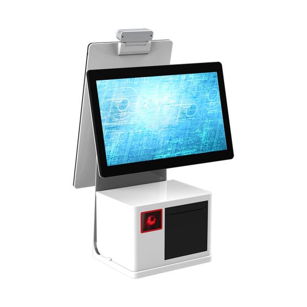 New Design double screen best pos system cash all in one  for shop