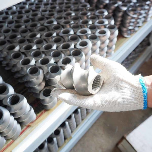 Kneading Block Shear Elements for Twin Screw Extruder, 30/45/60/90° Mixing Blocks for Polymer Blending
