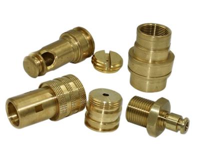 ISO 9001 Brass Precision Turned Components Micro Machining Tolerance 0.001mm