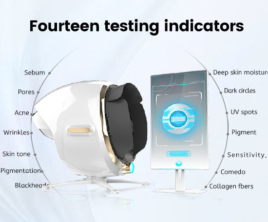 All In One AI Skin Scalp Analysis System Facial Imaging Diagnosis Plus Model