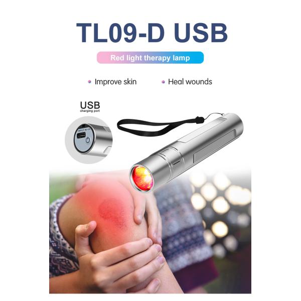 Портативный 850nm Handheld медицинский факел терапией красного света лампы 630nm 660nm