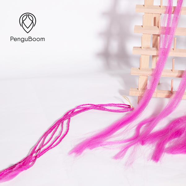 60 Spools Jumbo Wooden Braiding Hair Rack Wig Tools For Organize Thread