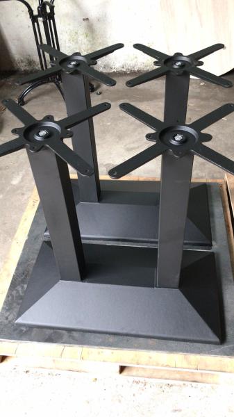 Commercial Interior Bistro Table Base Cast Iron Material 425 X 550mm Base Size