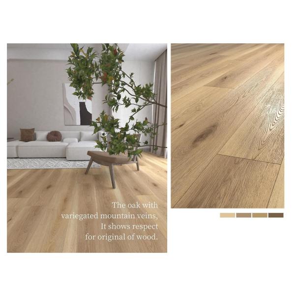 Деревянное зерно Unilin нажимает на настил планки винила PVC настила 7mm Spc гибридный