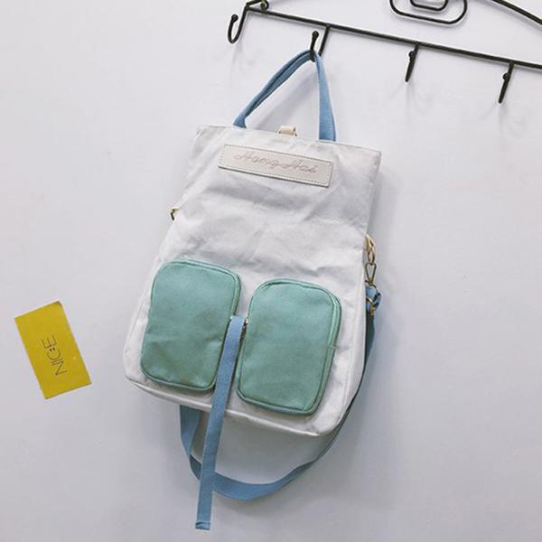 Multi-purpose rucksack with large capacity, one-shoulder handbags for middle school students