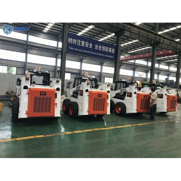 0.4m3 cubeta 2700*1469*2007mm 0,8 Ton Hydraulic Skid Steer Loader
