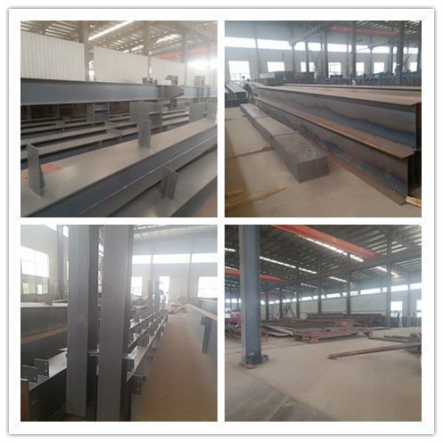 Welding Industrial Steel Frame , Light Steel House Construction Warehouse