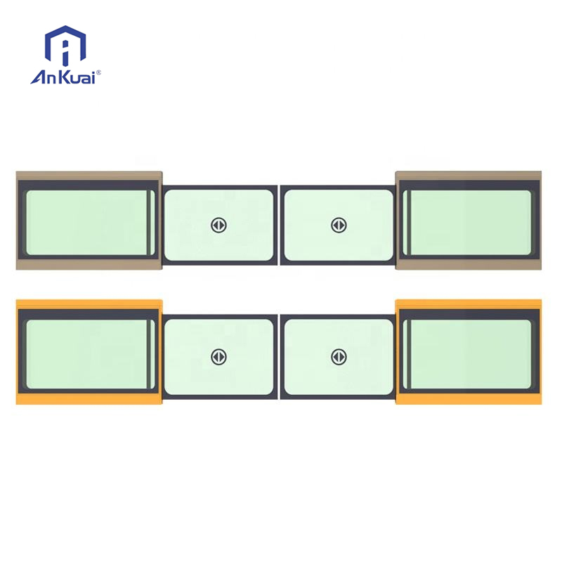 High Safety BRT Bus Station Platform Screen Door Automatic Anti-pinch Sliding Glass Gate