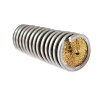 Brosse à ressort enroulée en spirale pour nettoyer le fil du câble optique