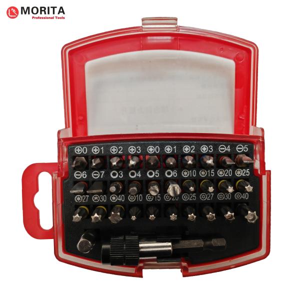 screwdriver and  socket  set 32 pce S2/CR-V steel S2 material is ideal for powered drills and impact drivers