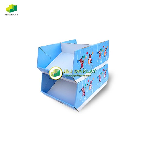 Retail Store Corrugated Paper Pop Display Stand Stackable for Advertising