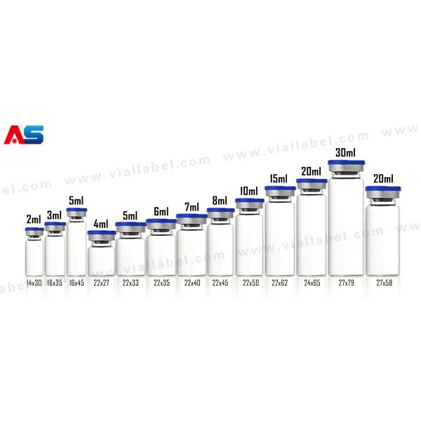 Изготовленная на заказ ампула тестостерона печатания 1мл фармацевтическая стеклянная ясность