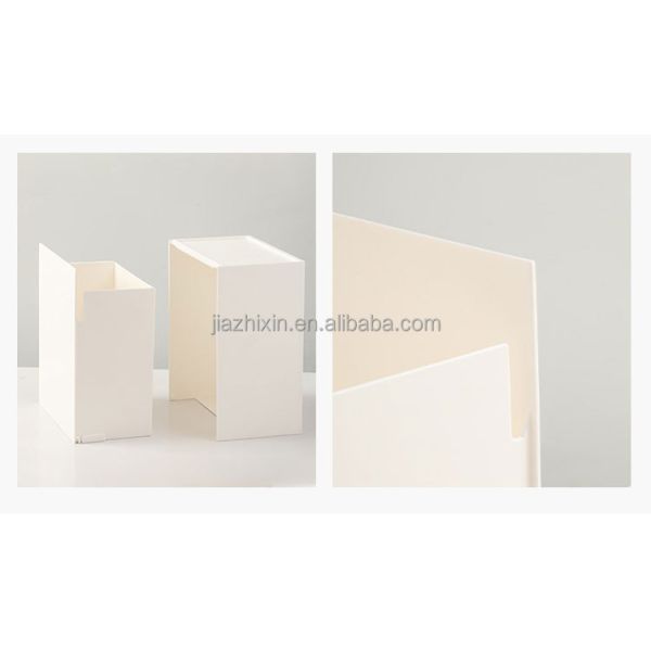 Toilet Side No Punching Hanging Garbage Storage Bathroom Wall Mounted Paper Boxs Stackable Clamshell Tissue Organizer Soap Bin