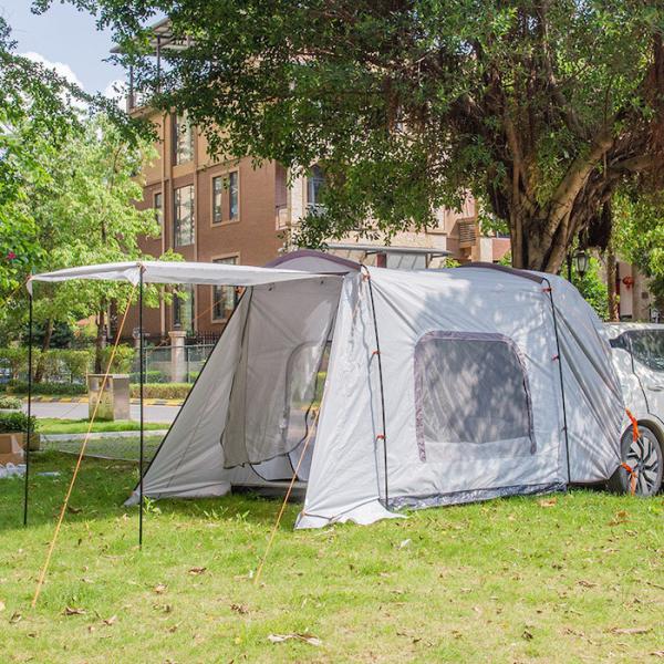 Outdoor 260*180*190CM Grey Color Waterproof PU2000MM Coated Polyester 210D Easy Setup Off Road Vehicle Camping Shelter