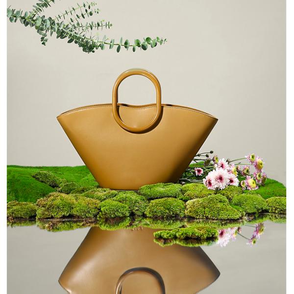 Fashion Trend Concise Large-Capacity Portable Natural Symbiosis hand Bag